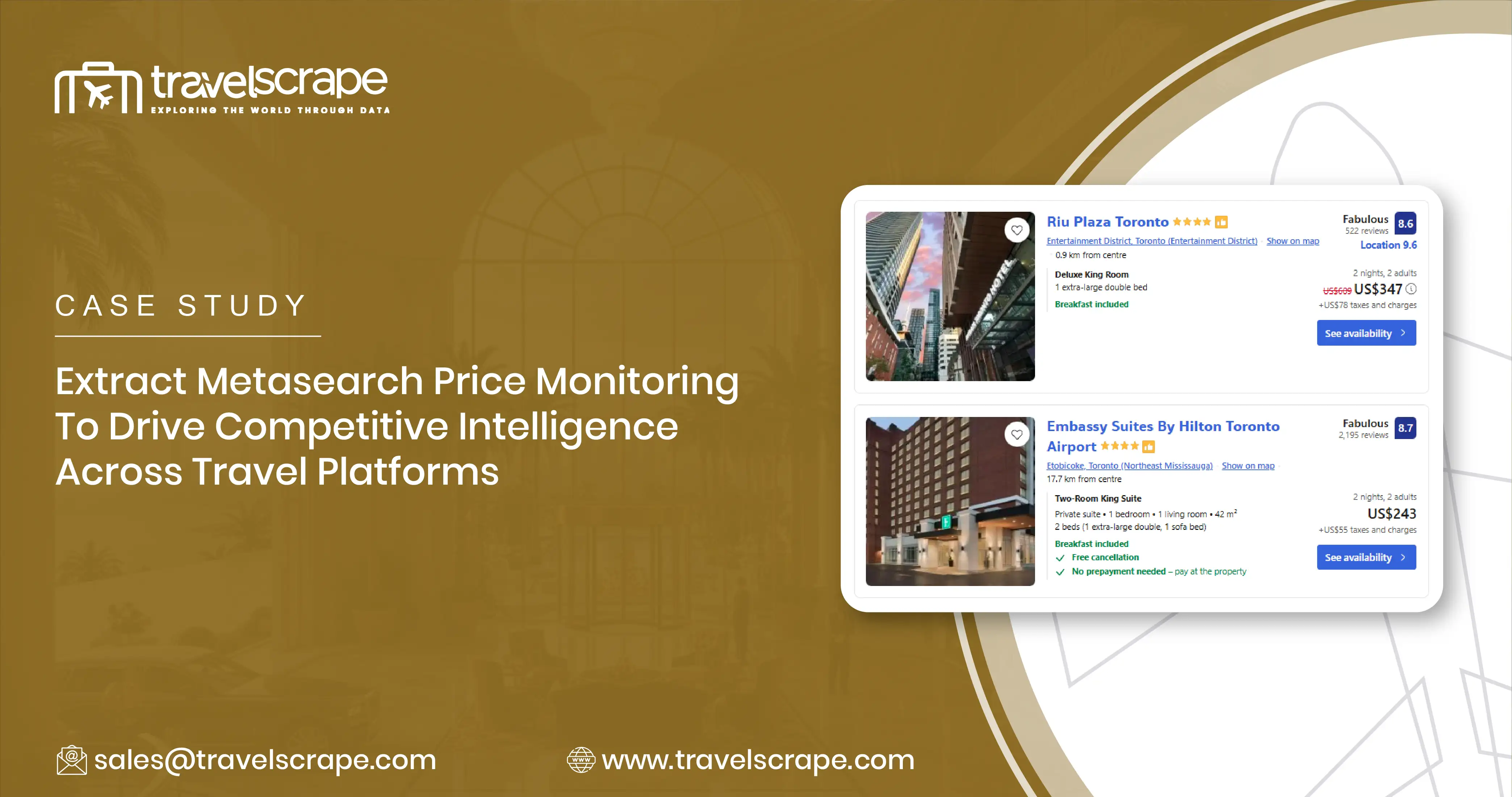 Extract Metasearch Price Monitoring to Drive Competitive Intelligence Across Travel Platforms